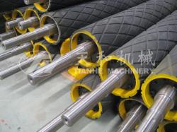 主動輥筒（錐套式）（包膠 菱形花紋）--湖州天和機械